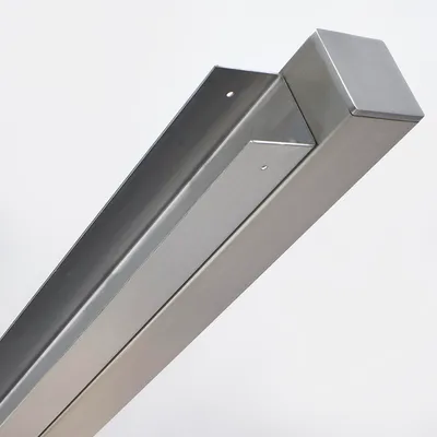 Produktbild von Bambusbasis Modul5 Slimline, Pfosten zum Einbetonieren Anfangs- / Endpfosten für Zaunfeld 202 cm Cortenstahl 250 x 7 x 4