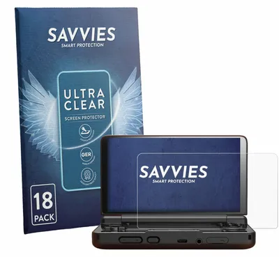 Produktbild von 18x Für AYN Thor Schutzfolie Savvies Displayschutz Display Schutz Folie Klar Transparent