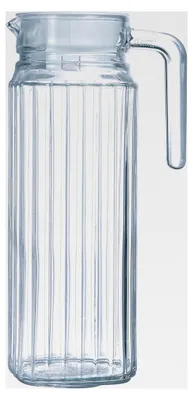 Produktbild von Kühlschrankkrug Quadro mit Deckel, 1,1 Liter, Glas, transparent, 1 Stück
