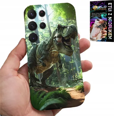 Produktbild von ETUI FÜR SAMSUNG GALAXY S22 Ultra - DINO DINOSAUR TYRANOZAUR HÜLLE + FILE