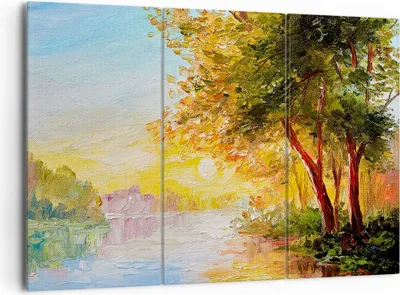 Produktbild von Bild auf Leinwand - Leinwandbild - natur natur - 165x110cm - Wand Bild - Wanddeko - Wandbilder - Leinwanddruck - Bilder - Kunstdruck - Wanddekoration - Leinwand bilder - Wandkunst - CE165x110-3445