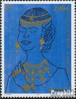 Produktbild von Briefmarken Mayotte 2004 Mi 165 (kompl.Ausg.) postfrisch Filigranschmuck