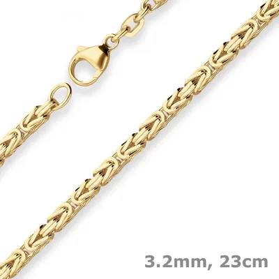 3-2mm-Armband-Königskette-aus-585-Gelbgold-23cm