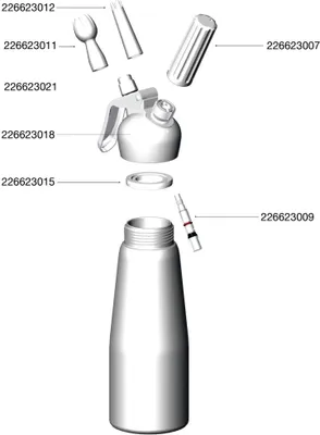 Image de Tüllenadapter Kunststoff weiß 226623021