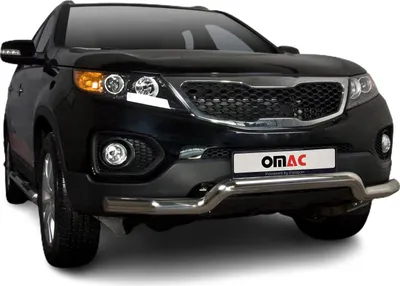 Image de Barre de protection avant Protection pour Kia Sorento 2010-2012 Acier ABE Argent