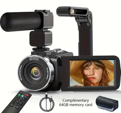 Produktbild von Digitalkamera – Fotokamera – Vlog-Kamera – Kompaktkamera – 64 Megapixel – 8K-Video – WLAN – Touchscreen – Mikrofon