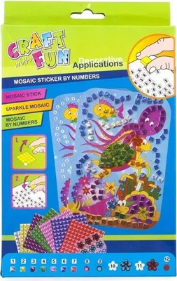 Produktbild von Kreativset MOSAIK WASSERTIERE Bastelspaß