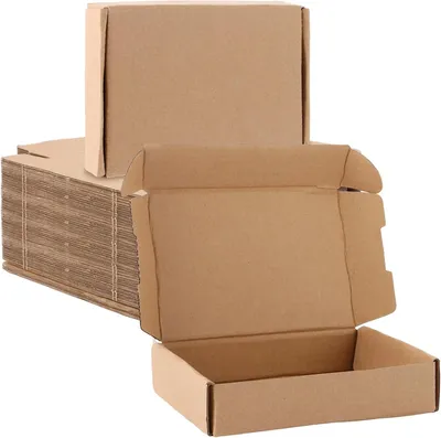 Zdjęcie produktu dla Opakowanie wysyłkowe 14 x 9 x 3 cm, 50 sztuk, tektura falista, brązowy, do wysyłki