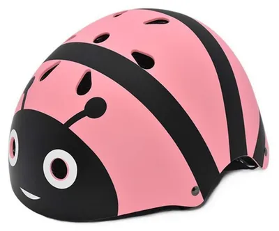 Image de Casque pour enfant, motif abeille rose, taille 50-54 cm, réglable, pour les enfants de 2 à 5 ans, unisexe, CE