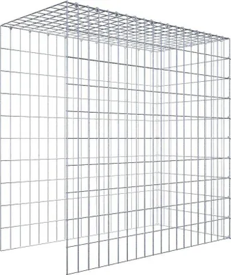 Produktbild von Anbaugabione Typ 4 100 cm x 100 cm x 50 cm (L x H x T), Maschenweite 5 cm x 10 cm, C-Ring