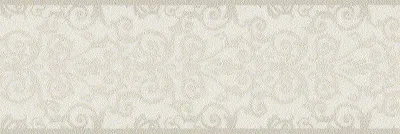 Produktbild von Versace Home Bordüre Barock Struktur weiß grau silber 93547-1