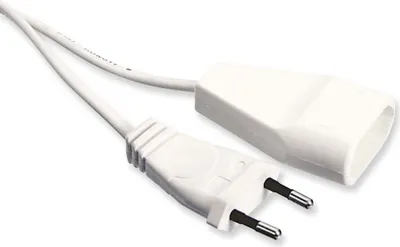 Produktbild von Unitec Verlängerungskabel / Euro-Verlängerung Stecker/Kupplung weiß 3m
