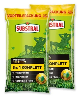 Produktbild von SUBSTRAL® Rasendünger Premium 3 in 1 Komplett 28 kg