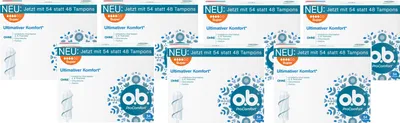 Produktbild von 7x O.B. Tampons Pro Comfort Super, 54 Stück