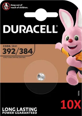 Produktbild von 10x Duracell Uhrenbatterie D392 1,55V 45mAh AgO Blister