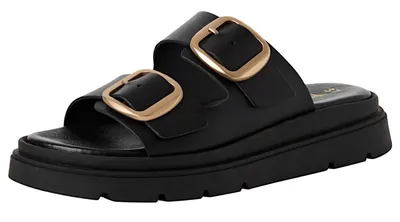 Produktbild von Tamaris pantolette damskie mule w kolorze czarnym, rozmiar 39