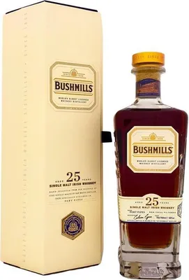 Produktbild von Bushmills 25 Years + Box 700ml 46% Vol.