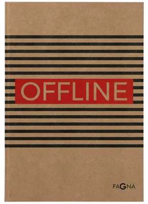 Image de PAGNA Notizbuch A4 Offline 160S kariert 1Stk