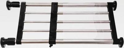Produktbild von Trennwände Für Kleiderschrank 4060cm Verstellbare Schrankteiler Schrank-Spannregal Separator Schrankregal Teleskopregal Schrank aus Rostfreier Stahl für Kleiderschrank, Küche, Bad, Schwarz