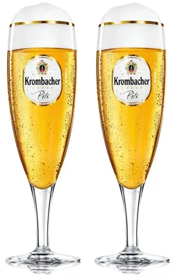 Productafbeelding van Krombacher Bierglazen op Voet 300 ml - 2 stuks