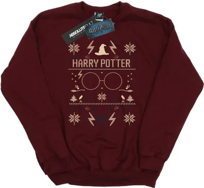 Produktbild von Harry Potter - Sweatshirt für Damen BI20283 (XL) (Burgunderrot)