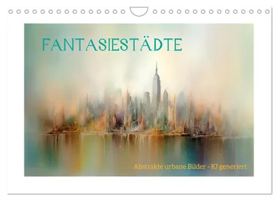Produktbild von Fantasiestädte (Wandkalender 2027 DIN A4 quer), CALVENDO Monatskalender