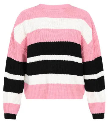 Image de Pull Mutha pour femme - rose multicolore, XL/XXL