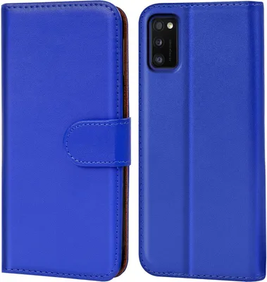 Produktbild von Conie Klapp Tasche für Samsung Galaxy A02s Kartenfach Rundumschutz Hülle in Blau