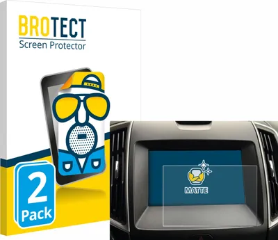 Produktbild von 2x BROTECT Schutzfolie für Ford Galaxy Infotainment Sync 3 (2019) Displayschutz Displayschutzfolie Folie Matt Entspiegelungsfolie