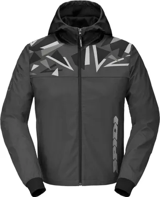 Produktbild von Spidi Evo Sport Motorrad Hoodie, schwarz/grau, L