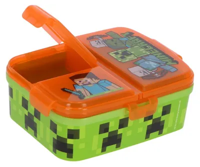 Obrázok produktu pre Minecraft – Creeper – obedár s viacerými priehradkami