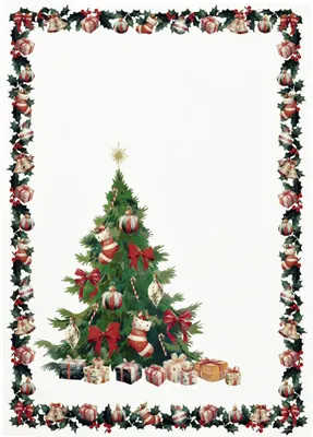 Produktbild von Sander - Weihnachtsgeschirrtuch - Happy Tree, 50 x 70cm, Baumwolle