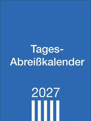 Produktbild von Tagesabreißkalender klein 2027