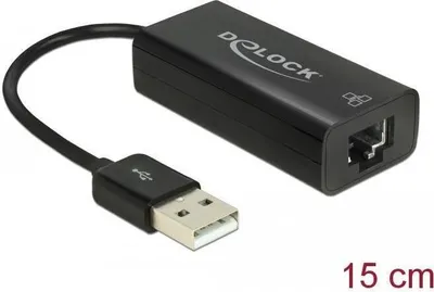 Imagen del producto de Delock 62595 USB Adapter Delock A -> RJ45 St/Bu