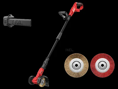 Zdjęcie produktu dla SKIL 0661CA Akumulatorowa szczotka do czyszczenia fug / szczotka do chwastów Brushless (20 V, szczotka 125 mm)