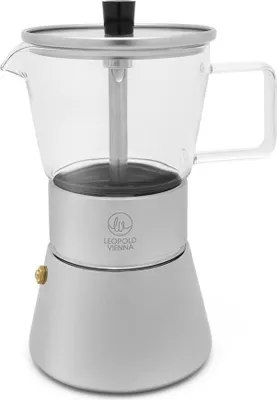Obrázek produktu pro Kávovar na espresso LEOPOLD Otto 4 šálky sklo