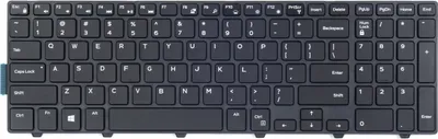 Produktbild von Tradebit - Klávesnica pre DELL | English US QWERTY INT | Plná kompatibilita | Vysoko kvalitné materiály | Modely: Inspiron 15 5000 5551 5555 5558 5559