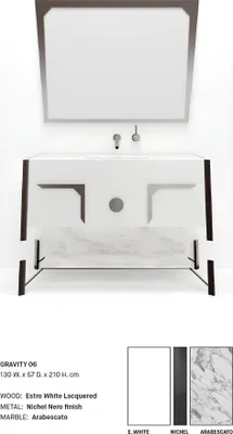 Immagine prodotto di Weiße Badezimmer Waschbecken Armaturen Badezimmer Möbel Klassische Möbel