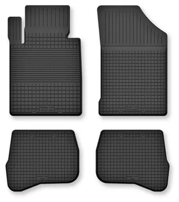 Image de Tapis de sol en caoutchouc pour Mercedes GLE C167 2019- (coupé) – 4 pièces, noirs, semi-universel, adapté
