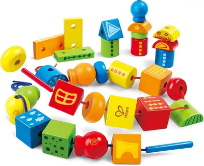Produktbild von Holzbausteine – Motorisches Spielzeug – Bauklötze – Holz