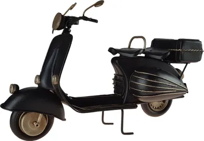 Produktbild von Blechmodell Blechroller Motorroller Moped schwarz