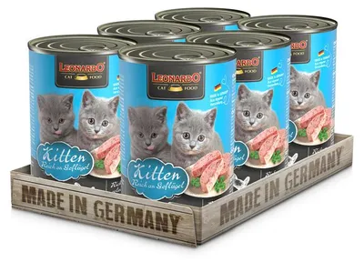 Produktbild von Leonardo Cat Food LEONARDO Kitten Reich an Geflügel, Kitten, Geflügel, 400 g