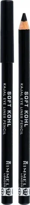 Produktbild von Rimmel Soft Khol Kajal, Kohl, Stift, Schwarz, Jet Black, 1,2 g, 12 h