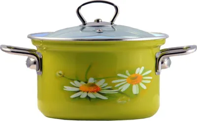 Zdjęcie produktu dla bELIS DAISY 16cm 2,1l garnek ze szklaną pokrywką