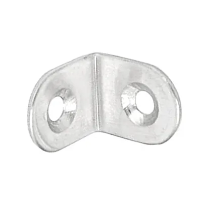 Produktbild von 40er Set Winkelverbinder 20x20 mm | L-förmige Holzverbinder | 90 Grad Eckwinkel für Möbel, Schränke - Lochwinkel aus Eisen | 40 Stück Möbelwinkel - Metallwinkel | Stuhlwinkel | Lochplattenwinkel