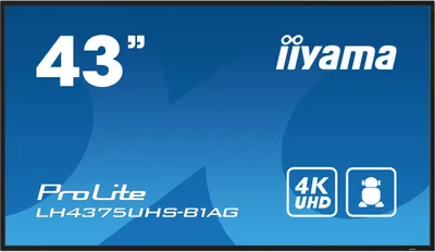 Obrázok produktu pre Iiyama ProLite LH4375UHS-B1AG – uhlopriečka 109 cm (43″) (108 cm (42,5″))