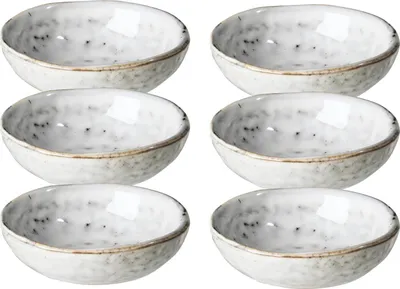 Produktbild von Broste Copenhagen NORDIC SAND Butterschale 7 x 2 cm Set6