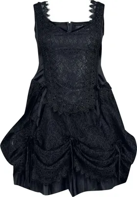Produktbild von Sinister Gothic Kurzes Kleid Damen Gothic Shortdress schwarz S