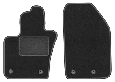 Immagine prodotto di Tappetini anteriori in moquette per Fiat 500X 2014-2018 (crossover) – 2 pezzi, grigio grafite, su misura – Wielganizator LUX