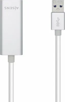 Image de Aisens A106-0504 Adaptateur RJ45 1000Mbps/ USB Mâle - RJ45 Femelle
